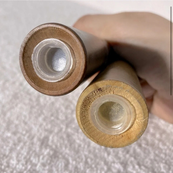 Vintage MCM Wood  Salt & Pepper Shakers - Picture 3 of 8